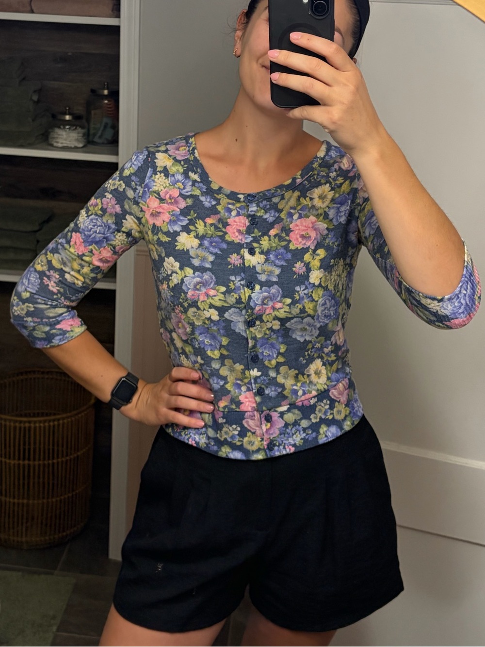 Floral cardigan